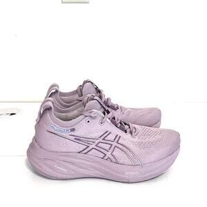 Asics Gel-Nimbus 26 Womens Sneakers Size 5 Pink Lavender Running Athletic Gym